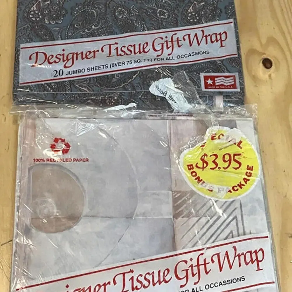 8 POUNDS Vintage Gift Wrap Wrapping Paper Curling Ribbon All‎ Occasions Huge Lot